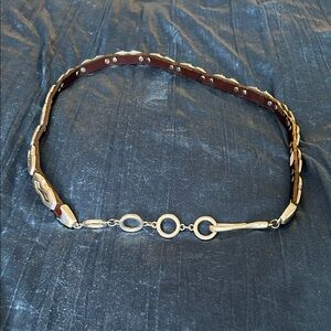 Brown clasp belt size medium
